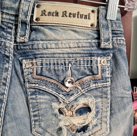 ROCK REVIVAL FAY SKINNY STRETCH JEAN 24 - Picture 8 of 16